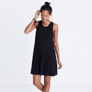 Madewell Black Jersey Tank Dress XXS